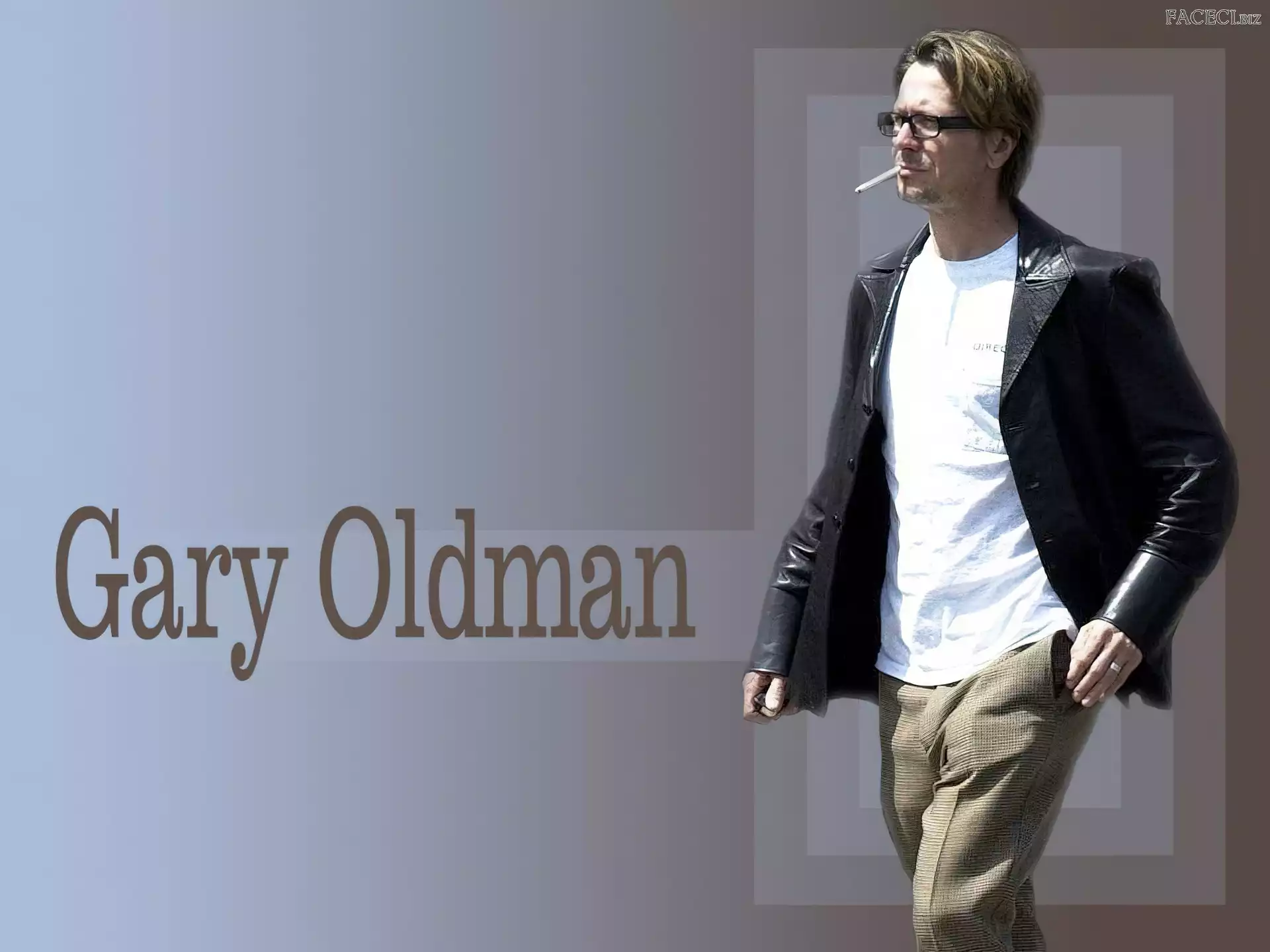 papieros, Gary Oldman, okulary