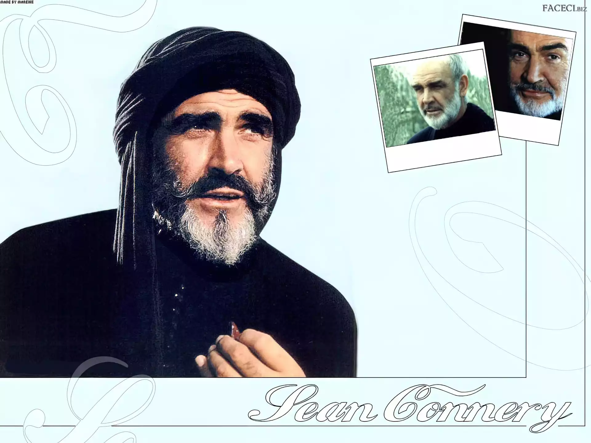 Sean Connery, siwa broda